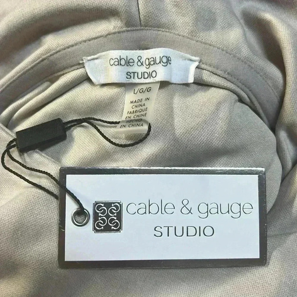 NWT Cable&Gauge Studio Sweater Size L - Picture 3 of 6